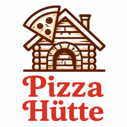 Pizza Hütte logo.